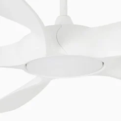 Loftventilatorer ^ FARO BARCELONA Cocos L loftventilator med LED-lampe, DC, hvid