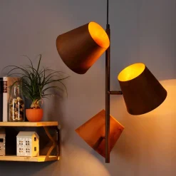 Eco-Light Pendellamper > Colt hængelampe, 3 lyskilder, patina