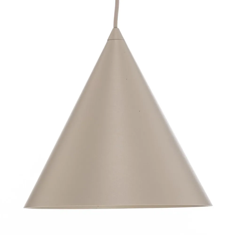 Pendellamper|Pendellamper ^ TK Lighting Cono pendel, enkeltlys, Ø 25 cm, beige