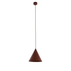 Pendellamper|Pendellamper ^ TK Lighting Cono pendel, enkelt lys, Ø 25 cm, teglrød
