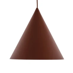 Pendellamper|Pendellamper ^ TK Lighting Cono pendel, enkelt lys, Ø 25 cm, teglrød