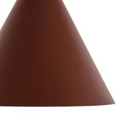 Pendellamper|Pendellamper ^ TK Lighting Cono pendel, enkelt lys, Ø 25 cm, teglrød