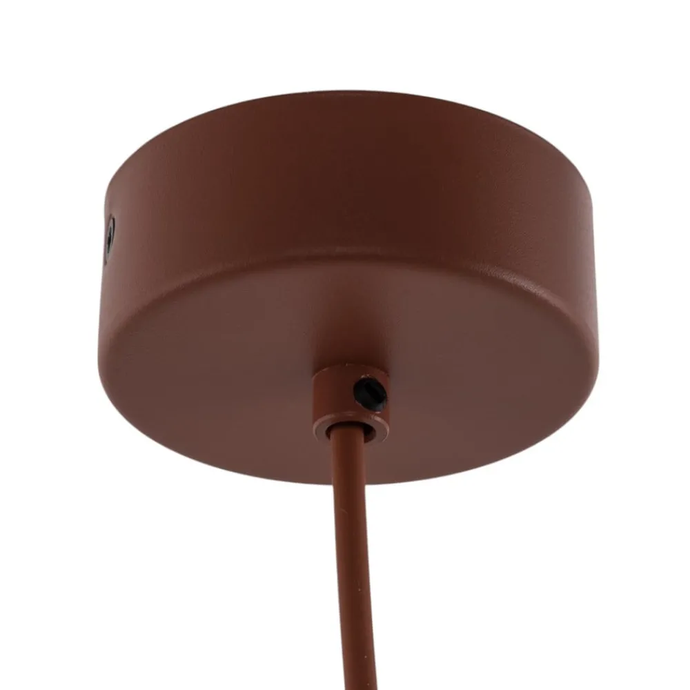 Pendellamper|Pendellamper ^ TK Lighting Cono pendel, enkelt lys, Ø 25 cm, teglrød