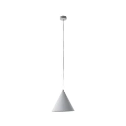 TK Lighting Pendellamper|Pendellamper > Cono pendel, hvid, Ø 25 cm, stål, enkelt lys
