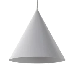 TK Lighting Pendellamper|Pendellamper > Cono pendel, hvid, Ø 25 cm, stål, enkelt lys