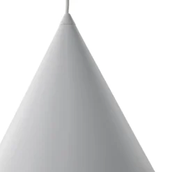 TK Lighting Pendellamper|Pendellamper > Cono pendel, hvid, Ø 25 cm, stål, enkelt lys