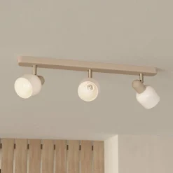 EGLO Loftlamper|Loftlamper > Corato loftspot, sand/nikkel/opal, 3 lyskilder.