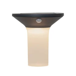 EGLO Solcelle Lampe Med Sensor|Væglampe Med Sensor > Corbezzola udendørs LED-væglampe, sort, sensor