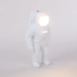 Dekorationsbelysning ^ SELETTI Cosmic-Flashing Starman LED-dekofigur med batteri