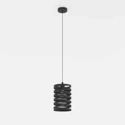 EGLO Pendellamper > Cremella hængelampe, Ø 18 cm, sort, stål