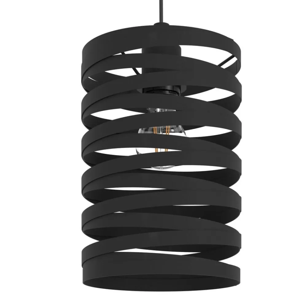 EGLO Pendellamper > Cremella hængelampe, Ø 18 cm, sort, stål