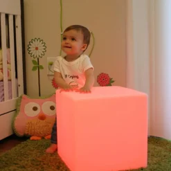 Smart&Green Dekorationsbelysning|Terrassebelysning > Cube - en lysende kube til udendørs brug