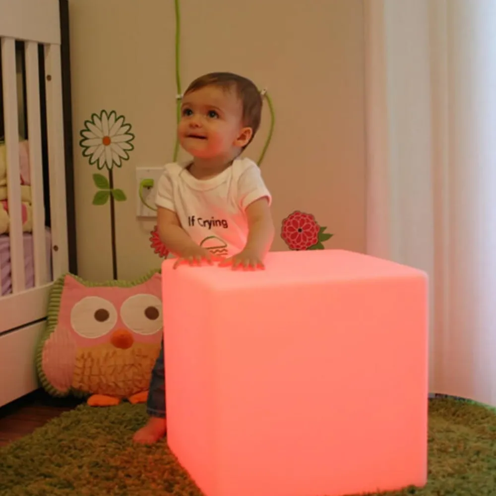 Smart&Green Dekorationsbelysning|Terrassebelysning > Cube - en lysende kube til udendørs brug