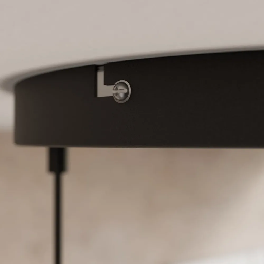 TK Lighting Pendellamper|Pendellamper > Cubus hængelampe, Ø 50 cm, 3 lyskilder, røgfarvet grå, glas