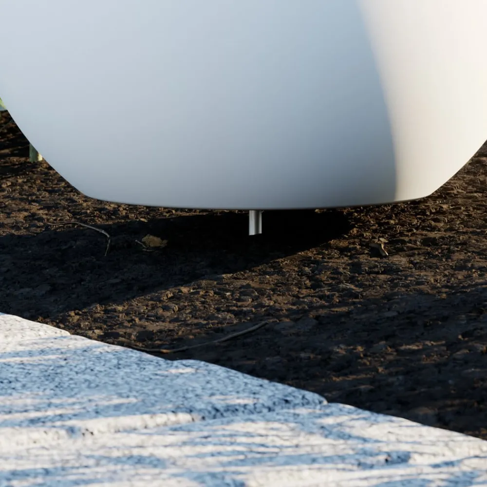 Nowodvorski Lighting Dekorationsbelysning|Terrassebelysning > Cumulus M terrasselampe, hvid, plast, Ø 45 cm, IP44