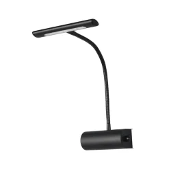 Væglamper|Væglamper ^ Trio Lighting Curtis væglampe med fleksibel arm, dæmpbar, sort