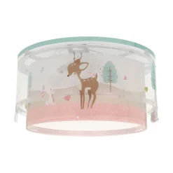 Loftlamper ^ Dalber børneloftslampe Loving Deer, hjortemotiv