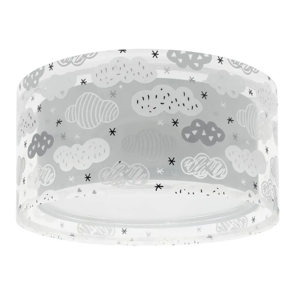 Loftlamper ^ Dalber Cloud Grey loftslampe, Ø 33 cm, grå