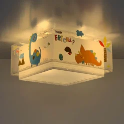 Loftlamper ^ Dalber Dinos loftlampe til børn med dinosaurer