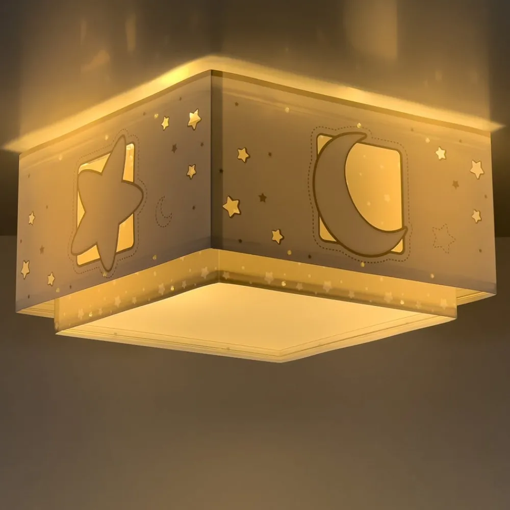 Dalber Loftlamper > Moonlight loftlampe t børneværelse 1 lk grå