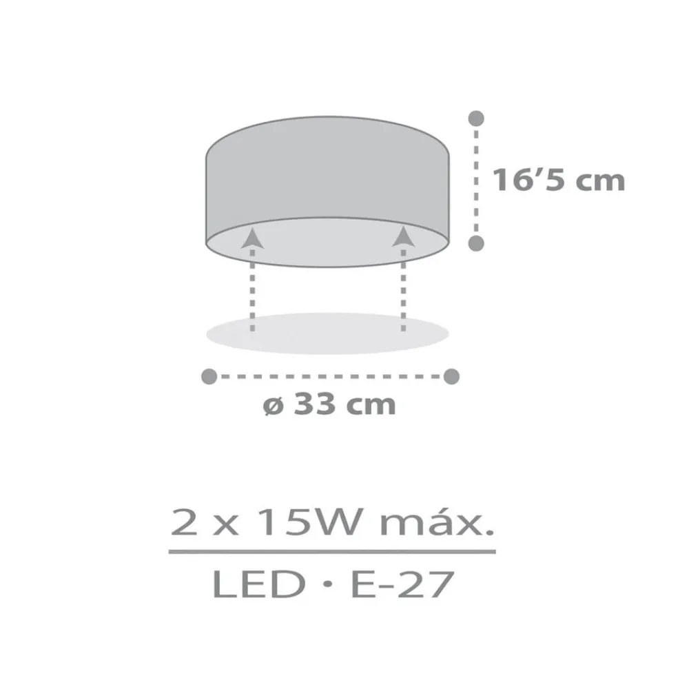 Dalber Loftlamper > Star Light loftslampe til børn, hvid