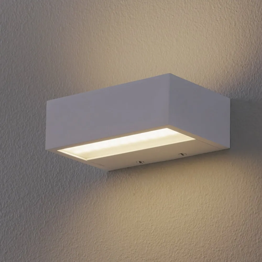 Decor Walther Væg- Og Spejllamper > Box LED-væglampe hvid 2700 K 15 cm