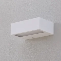 Decor Walther Væg- Og Spejllamper > Box LED-væglampe hvid 2700 K 15 cm