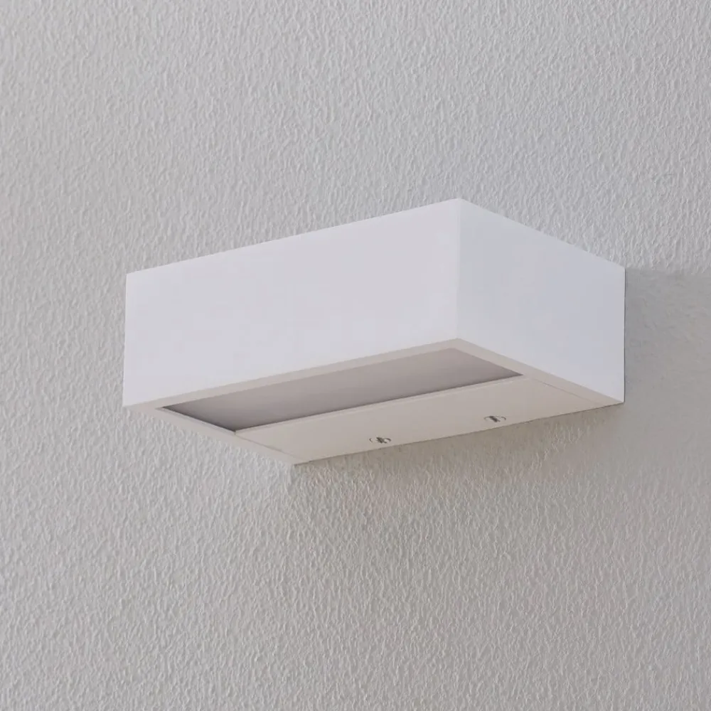 Decor Walther Væg- Og Spejllamper > Box LED-væglampe hvid 2700 K 15 cm