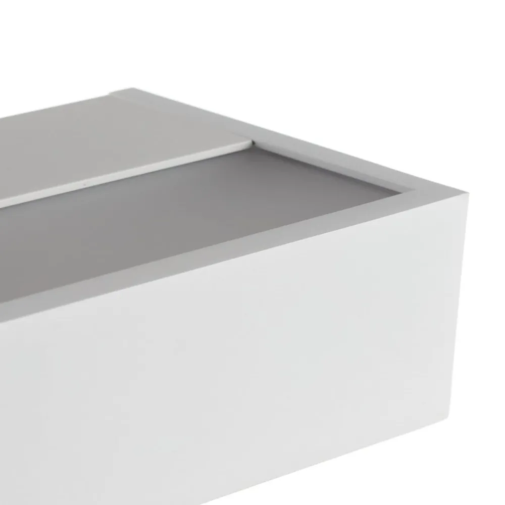 Decor Walther Væg- Og Spejllamper > Box LED-væglampe hvid 2700 K 15 cm