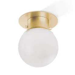 Decor Walther Loftlamper > Globe 20 loftlampe, guld/mat