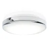 Loftlamper ^ Decor Walther Glow LED-loftlampe, krom, Ø28 cm