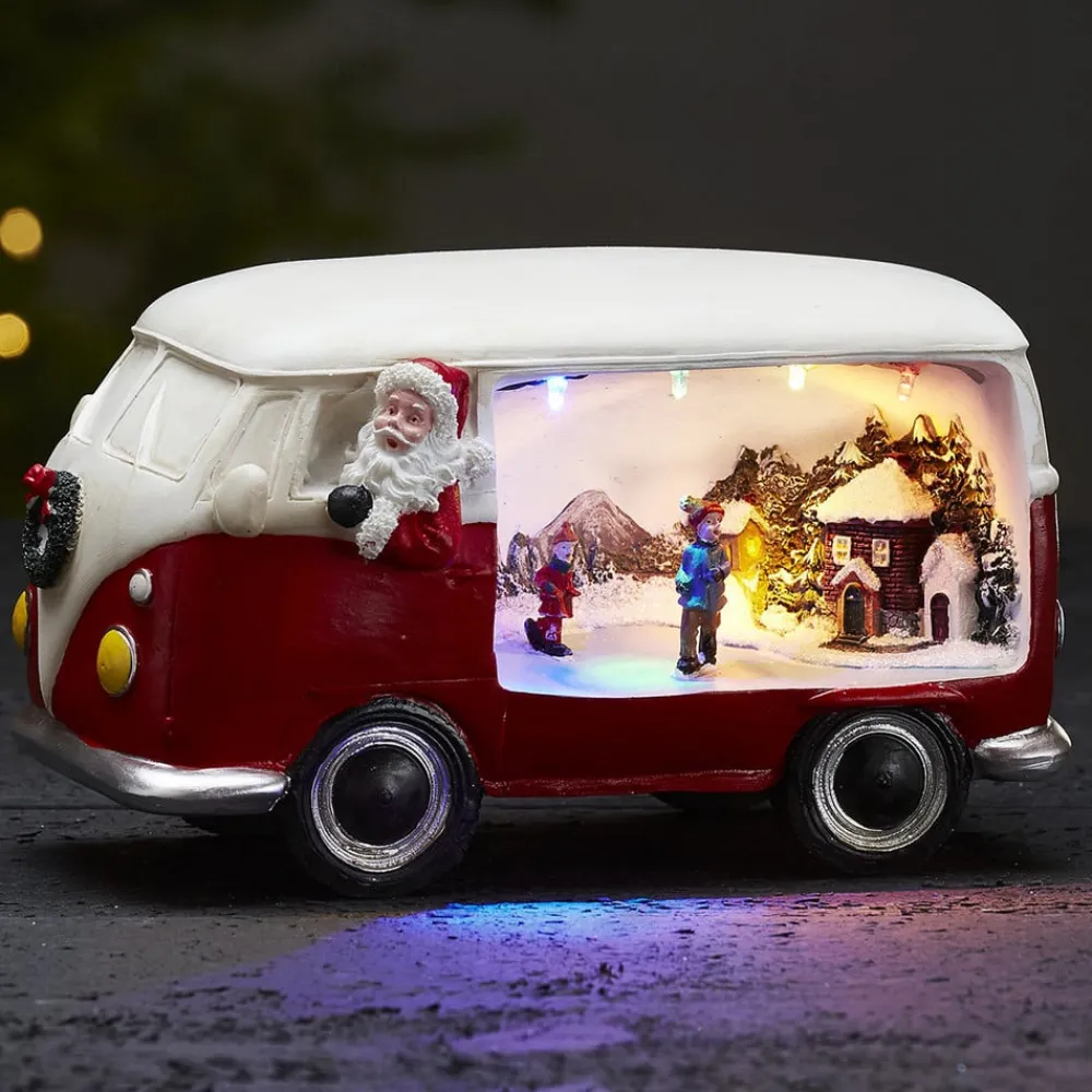 Dekorationsbelysning|Julepynt ^ STAR TRADING Dekolampe Merryville med LED - julebus