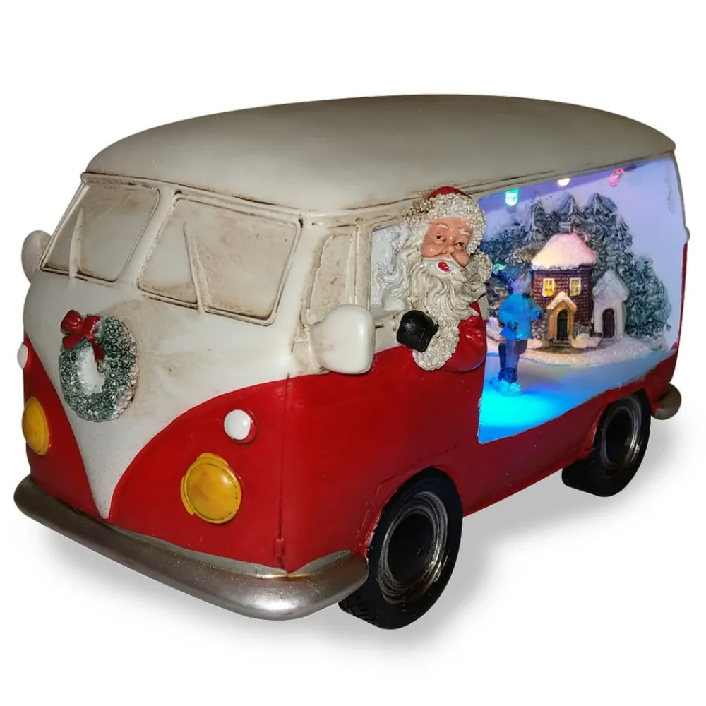 Dekorationsbelysning|Julepynt ^ STAR TRADING Dekolampe Merryville med LED - julebus