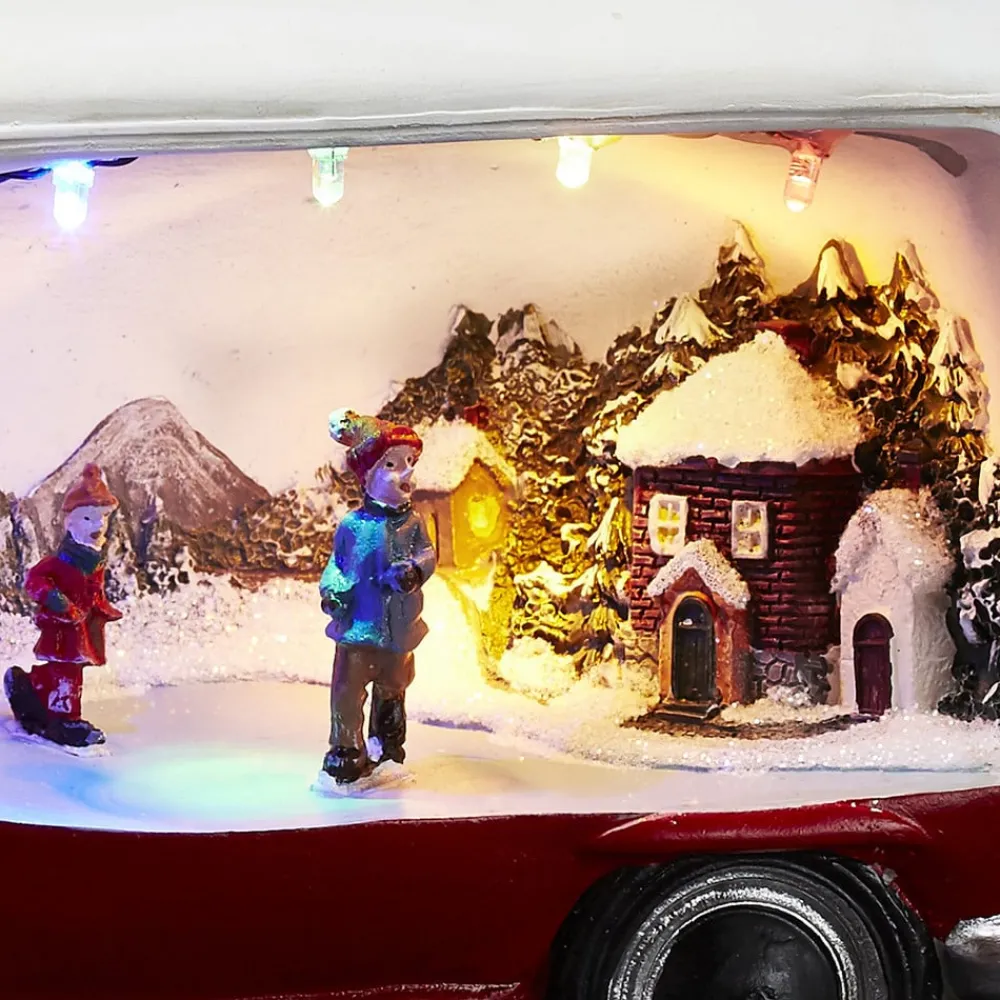 Dekorationsbelysning|Julepynt ^ STAR TRADING Dekolampe Merryville med LED - julebus