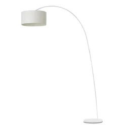 Gulvlamper|Gulvlamper ^ FARO BARCELONA Dekorativ PAPUA buelampe i hvid