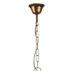 ONLI Lysekroner > Delia lysekrone, bronzefarvet, 3-lys, Ø 60 cm