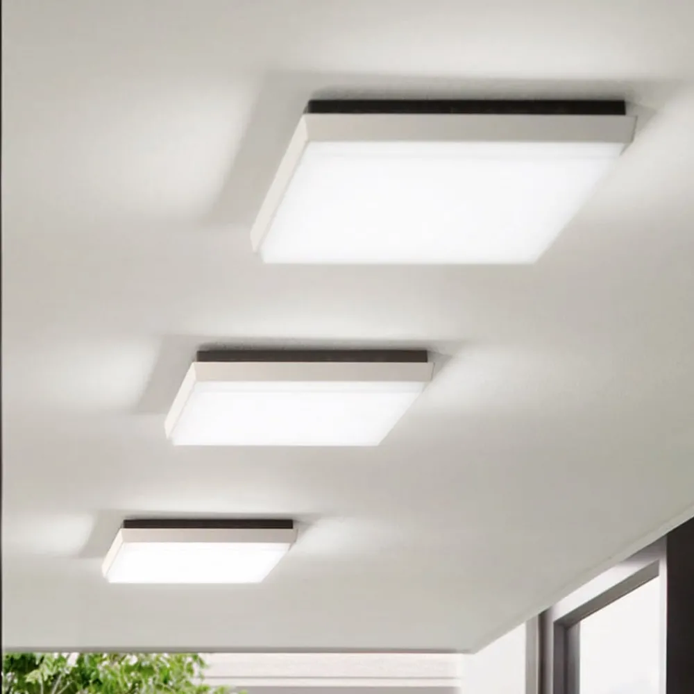 Fabas Luce Udendørs Loftlamper > Desdy LED udendørs loftlampe, 30 x 30 cm, hvid