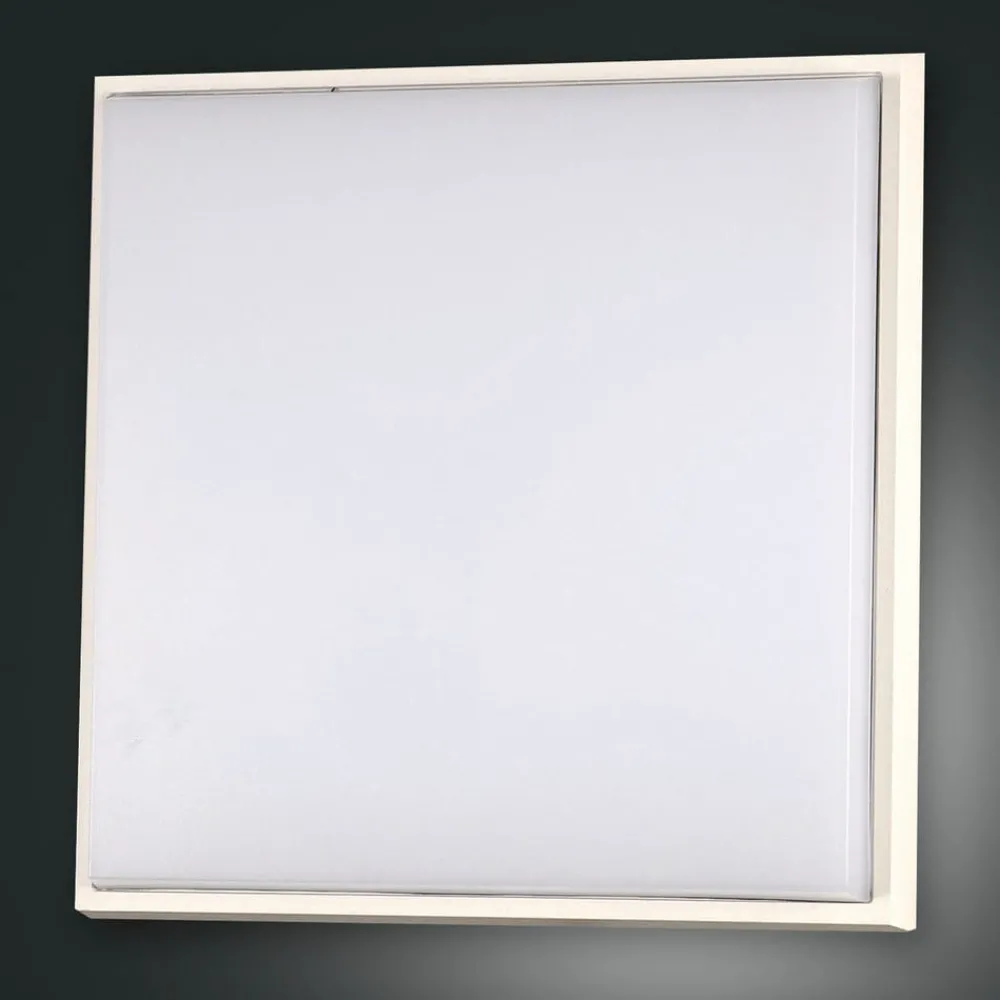 Fabas Luce Udendørs Loftlamper > Desdy LED udendørs loftlampe, 30 x 30 cm, hvid