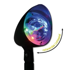 Julepynt|Julelys Udendørs ^ Näve Disco LED-projektørlampe til facadebelysning