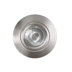 Heitronic Loftlamper|Indbygningsspots > DL6809 LED-downlight, rundt, nikkel