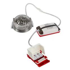 Heitronic Loftlamper|Indbygningsspots > DL6809 LED-downlight, rundt, nikkel
