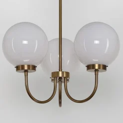 Lysekroner ^ Berliner Messinglampen D119 lysekrone, messing, 3 lyskilder