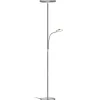Knapstein Arbejdsrum/Kontor|Gulvlamper > Dæmpbar LED-uplight Hades med LED-læsearm