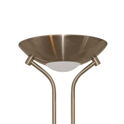 Searchlight Gulvlamper|Gulvlamper > Dæmpbar uplight Jerik, antik messing