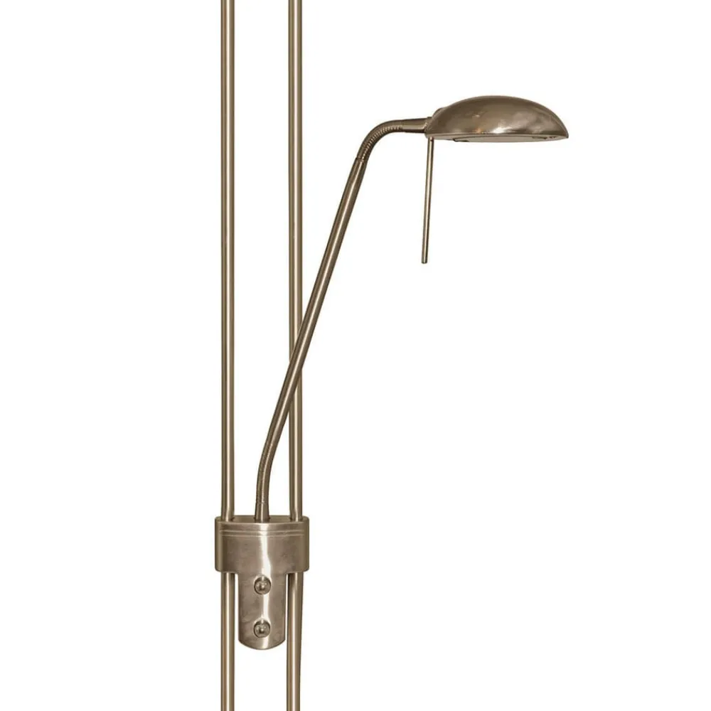 Searchlight Gulvlamper|Gulvlamper > Dæmpbar uplight Jerik, antik messing