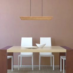 Pendellamper|Pendellamper ^ Globo Dolores LED-pendellampe, mat sort/lysebrun