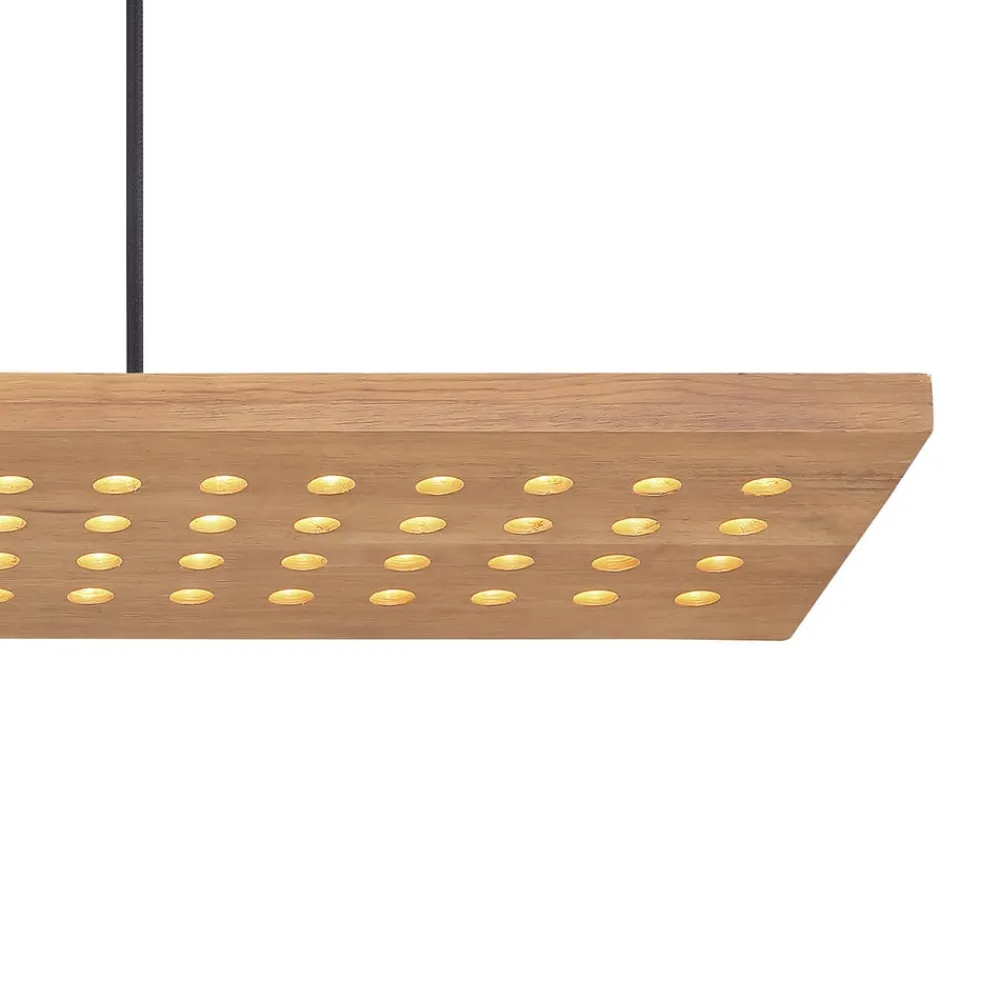 Pendellamper|Pendellamper ^ Globo Dolores LED-pendellampe, mat sort/lysebrun
