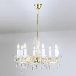 ORION Lysekroner|Pendellamper > Dolores lysekrone, 8 lyskilder