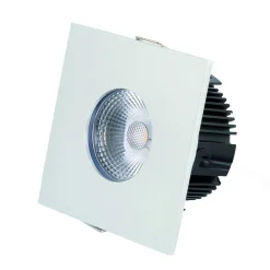 DOTLUX Loftlamper|Indbygningsspots > MULTIsun LED indbygningslampe kantet, alu