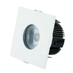 DOTLUX Loftlamper|Indbygningsspots > MULTIsun LED indbygningslampe kantet, hvid